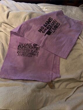 Lavender 3 x 3 feet 100% cotton tea towel with Graphic Art Print revolution art